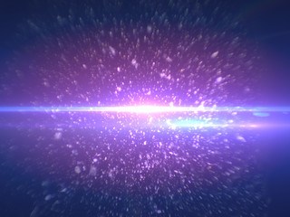 Magic abstract purple lens flare background  (super high resolution)