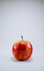 red apple isolated on white background