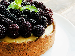Fresh baked cheesecake
