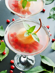Sweet pear compote
