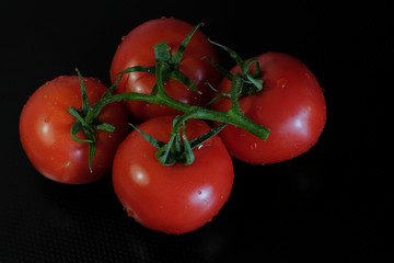 Red tomatoes.