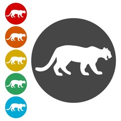 Panther, Cat icon design - Illustration 