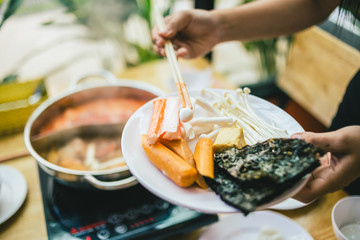 sogogi shabu shabu is Korean style beef shabu shabu