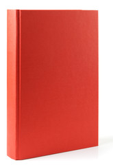 Red book isolated on white background