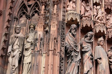 Statues Cathédrale de Strasbourg