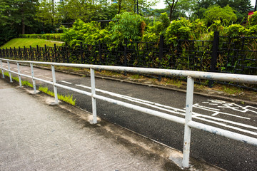 railing on road side