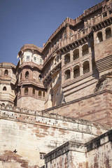 Mehrangarh Fort in Jodhpur, Rjasthan, India