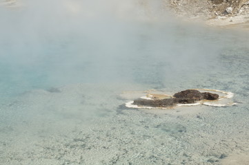 vulkanische Landschaft im Yellowstone NP