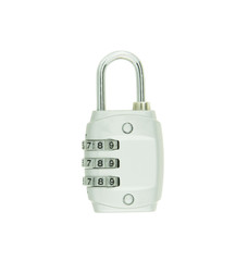 combination lock isolated on white background