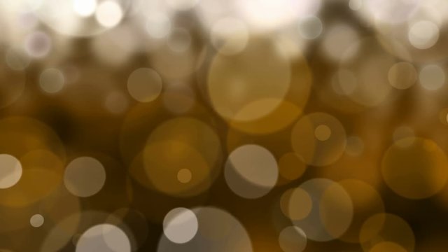 Abstract brown defocused blur bokeh light background - Christmas background
