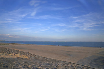 einsamer Strand an der Westerschelde