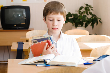 School Student at the class - Education concept - Back to school