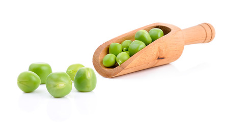Peas isolated on white