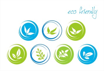leaves, plant, icons , nature, Eco friendly business logo
