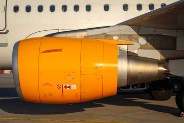 Triebwerk eines Flugzeugs