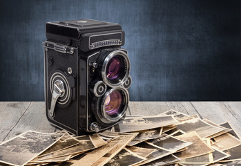 alter antiker fotoapparat um 1930