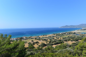 Fototapeta na wymiar Insel Samos in der Ostägäis