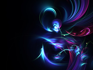Abstract fractal background
