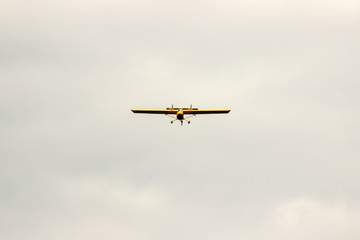 Fototapeta na wymiar aircraft during flight aviation