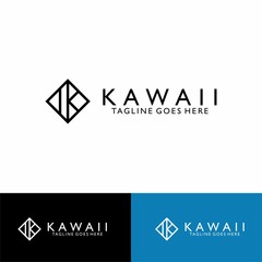 letter k business logo idea