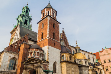 Cathedral at Wawel castle in Krakow, Poland