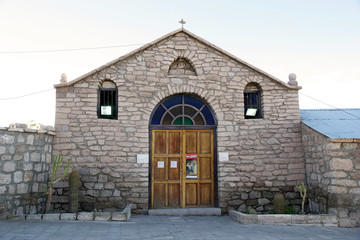 Toconao church in Toconao, Chile