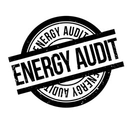 Energy Audit rubber stamp. Grunge design with dust scratches. Effects can be easily removed for a clean, crisp look. Color is easily changed.