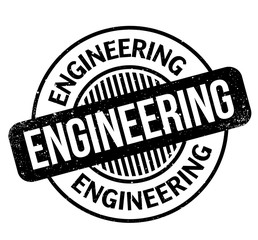 Engineering rubber stamp. Grunge design with dust scratches. Effects can be easily removed for a clean, crisp look. Color is easily changed.