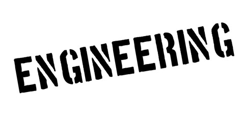 Engineering rubber stamp. Grunge design with dust scratches. Effects can be easily removed for a clean, crisp look. Color is easily changed.