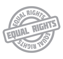 Equal Rights rubber stamp. Grunge design with dust scratches. Effects can be easily removed for a clean, crisp look. Color is easily changed.