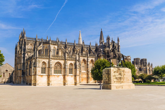 The Monastery of Santa Maria da Vitoria in Batalha is a Dominican monastery in the Portuguese city of Batalha. It is inscribed on the UNESCO World Heritage List.