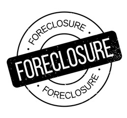 Foreclosure rubber stamp. Grunge design with dust scratches. Effects can be easily removed for a clean, crisp look. Color is easily changed.