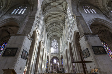 Fototapeta premium Saint Etienne cathedral, in Beauvais, France