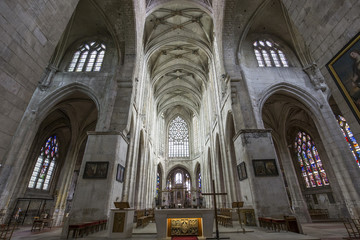 Fototapeta na wymiar Saint Etienne cathedral, in Beauvais, France