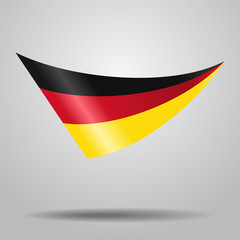 German flag background. Vector illustration.