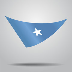 Somalian flag background. Vector illustration.