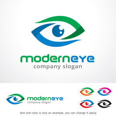 Modern Eye Logo Template Design Vector, Emblem, Design Concept, Creative Symbol, Icon