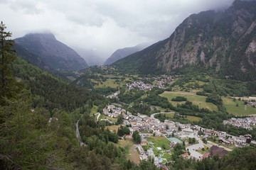 Panorama Pr&eacute; Saint Didier Valle d'Aosta