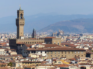 Fototapeta na wymiar Palazzo Vecchio - The Old Palace, Florence