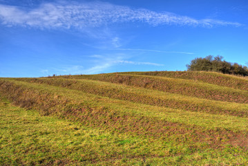 Hügelige Landschaft