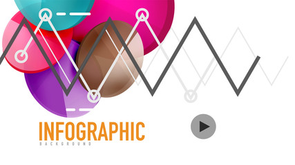 Modern geometric presentation background