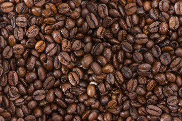 Fototapeta premium Toasted coffeee beans.