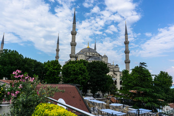 Fototapeta na wymiar Blaue Moschee Sultan Ahmet - Istanbul