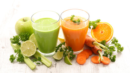 vegetable juice or smoothie