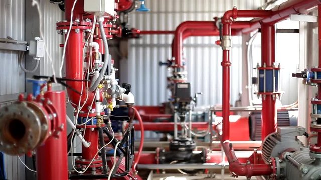 Central system for fire hydrant stations.