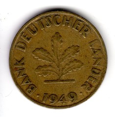 10 Pfennig Bank Deutscher Länder Rückseite © Christian