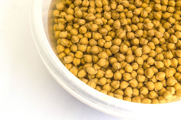 Boiled chickpeas, pictures of boiled canned chickpeas for cooking
