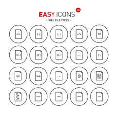Easy icons 34b File types
