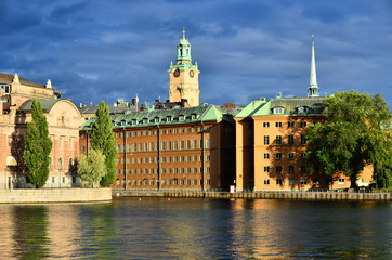 Naklejka premium ciel d'orage à Stockholm