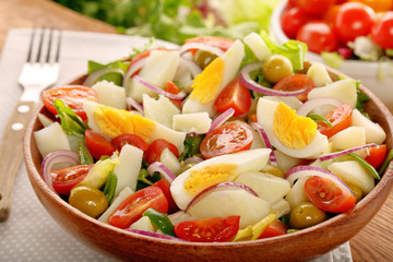 Ensalada campera traditional spanish countryside salad